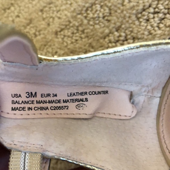 Gold glitter wedges - Picture 4 of 5